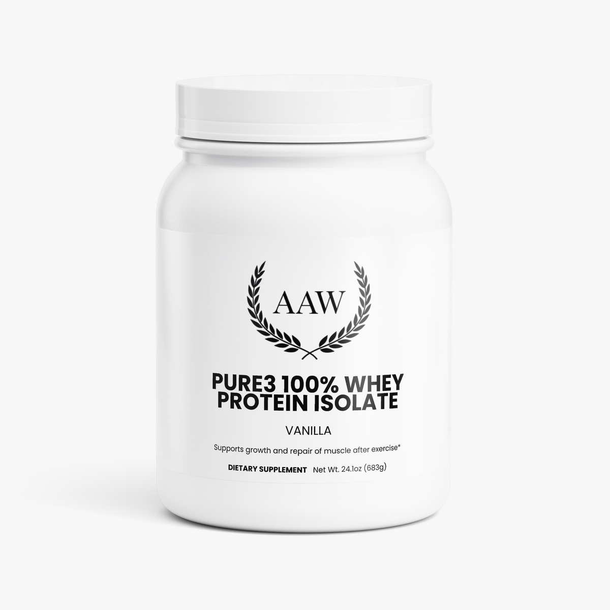 Pure3 100% Whey Protein Isolate (Vanilla)