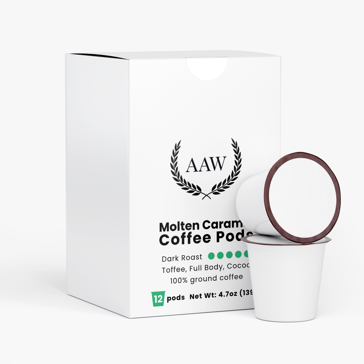 Molten Caramel Coffee Pods (Dark Roast)