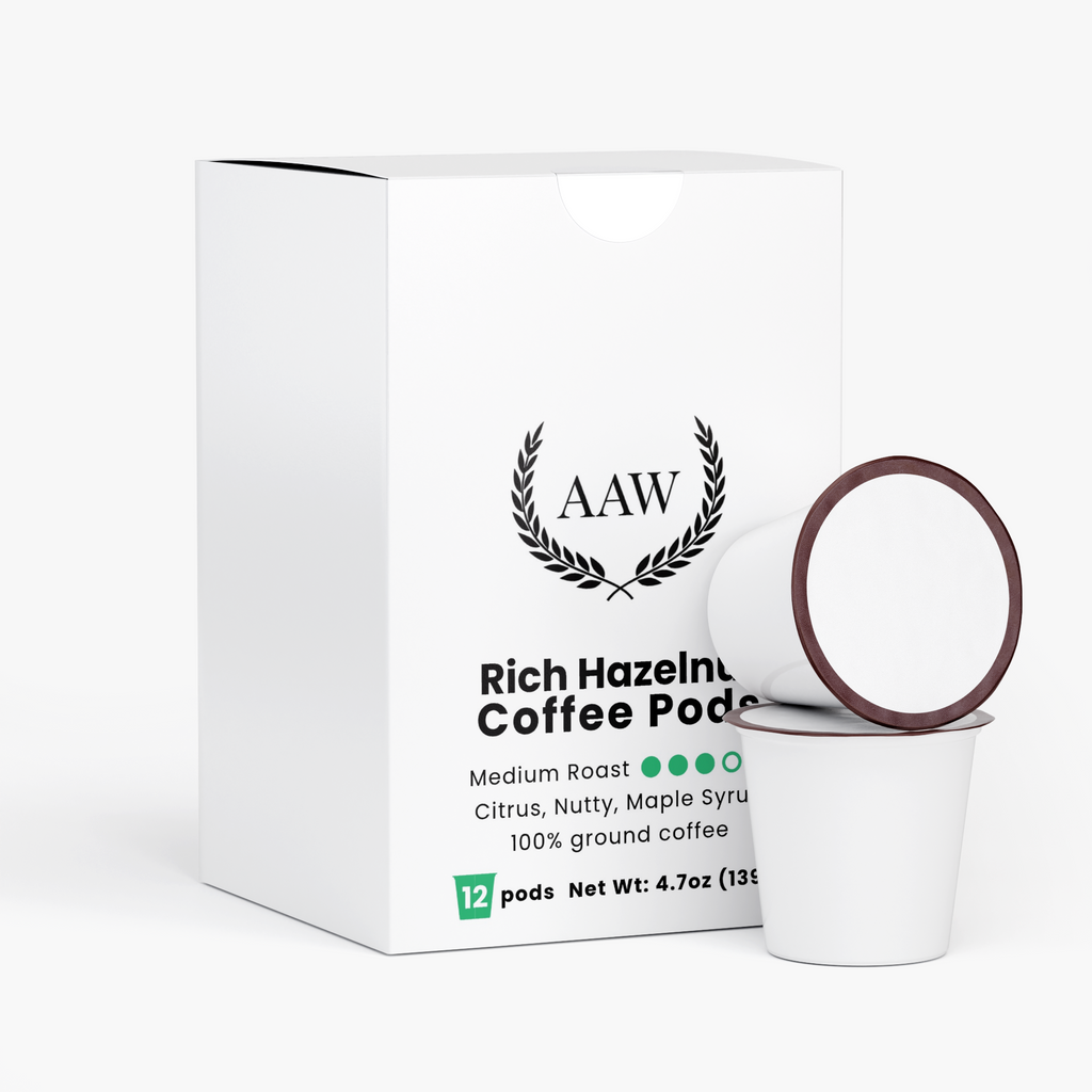 Cápsulas de café con intenso sabor a avellana (tueste medio)