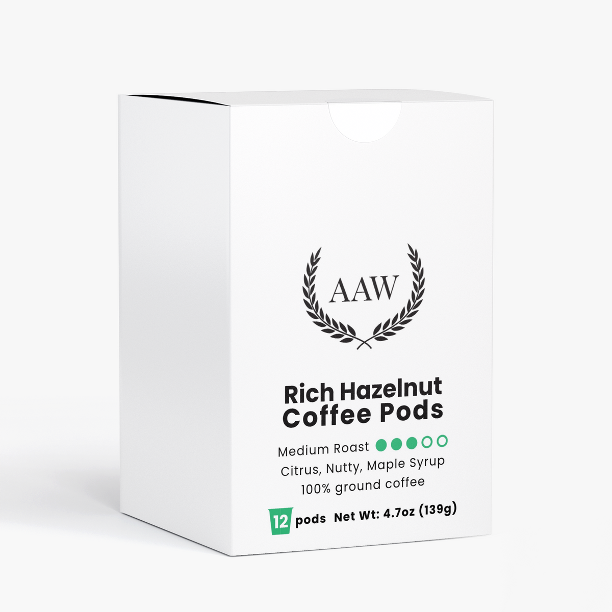 Rich Hazelnut Coffee Pods (Medium Roast)