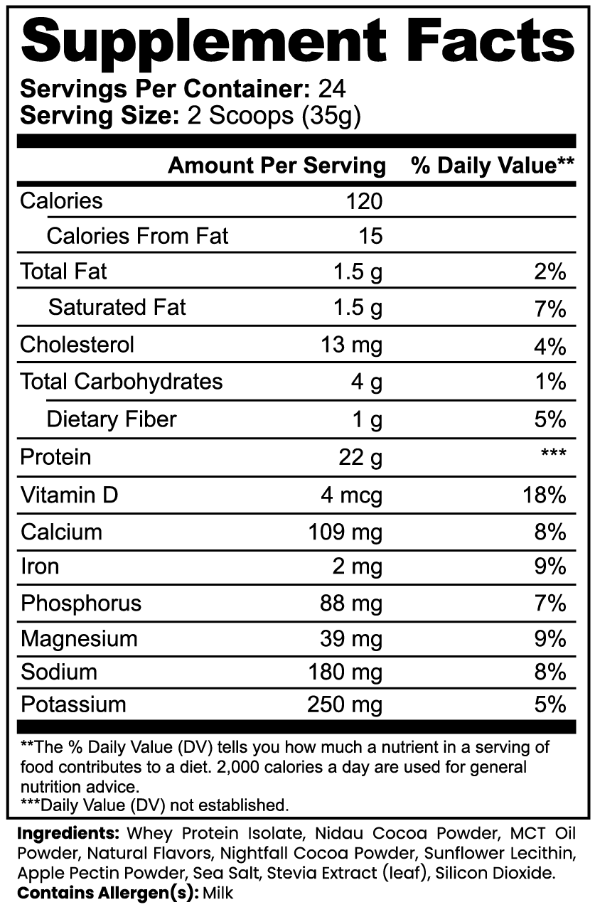 Aislado de proteína de suero 100 % avanzado (chocolate)